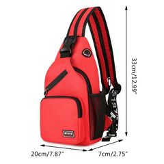 Waterproof Sling Backpack Chest Bag Travel Hiking Daypack