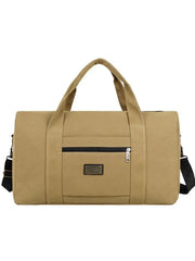 Soft Canvas Handbag Large Capacity Travel Duffle Bag Unisex Men Women