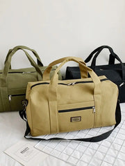 Soft Canvas Handbag Large Capacity Travel Duffle Bag Unisex Men Women