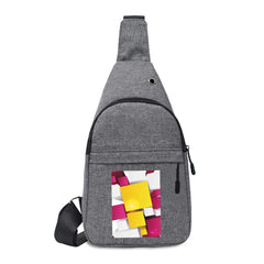 Unisex Sports Harajuku Messenger Bag Small Canvas Chest Bag