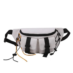 Unisex Street Waist Bags Casual Solid Chest Bags