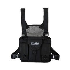 Unisex Streetwear Vest Bag Waistcoat Pack Hip Hop Style