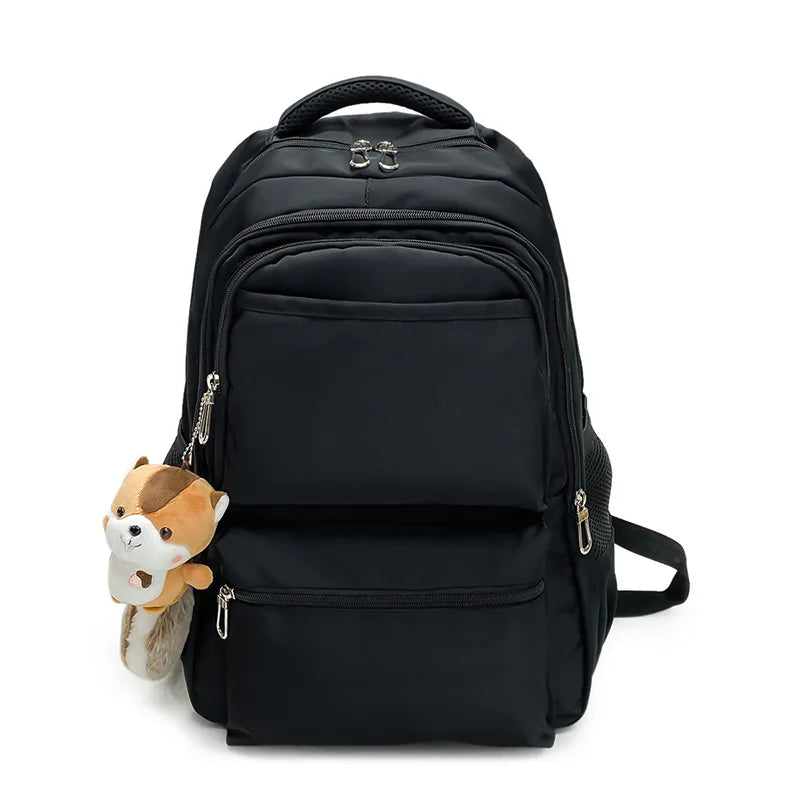 Unisex Teenager Backpack Students Schoolbag College Shoulders Bag Junior High Sc