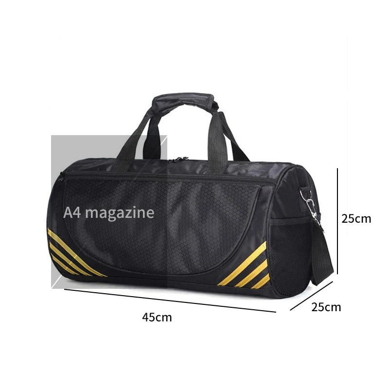 Unisex Large Capacity Travel Beach Shoulder Bag Taekwondo Duffle
