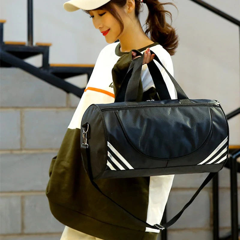 Unisex Large Capacity Travel Beach Shoulder Bag Taekwondo Duffle