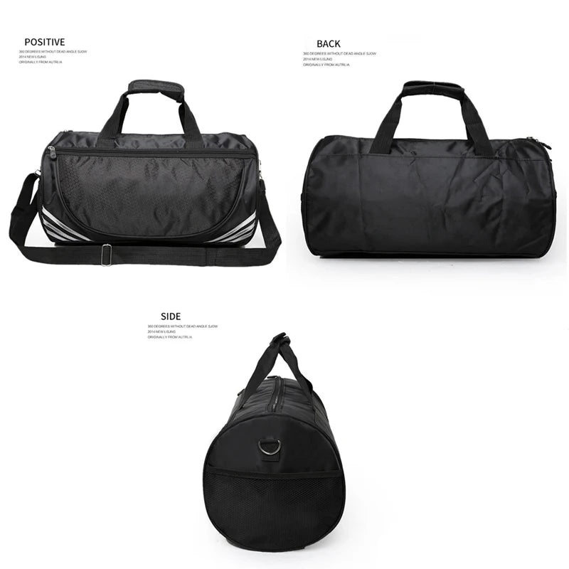 Unisex Large Capacity Travel Beach Shoulder Bag Taekwondo Duffle