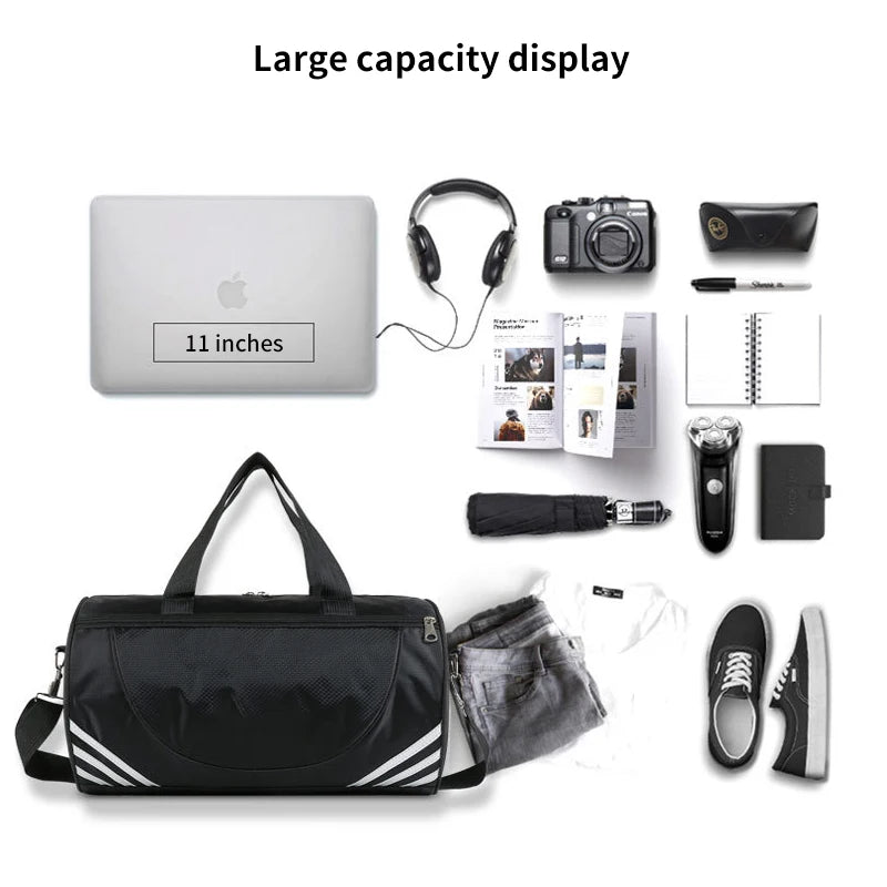 Unisex Large Capacity Travel Beach Shoulder Bag Taekwondo Duffle