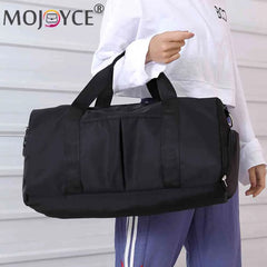 Waterproof Nylon Travel Gym Bag Large Capacity Unisex Shoulder Bag