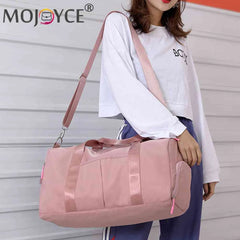 Waterproof Nylon Travel Gym Bag Large Capacity Unisex Shoulder Bag