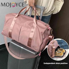 Waterproof Nylon Travel Gym Bag Large Capacity Unisex Shoulder Bag