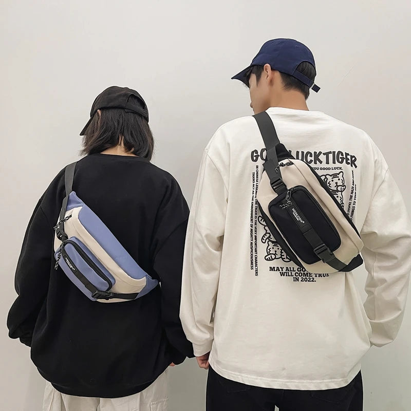 Unisex Waist Bag Fanny Pack Harajuku Street Style Hip Hop Bag Shoulder Bags