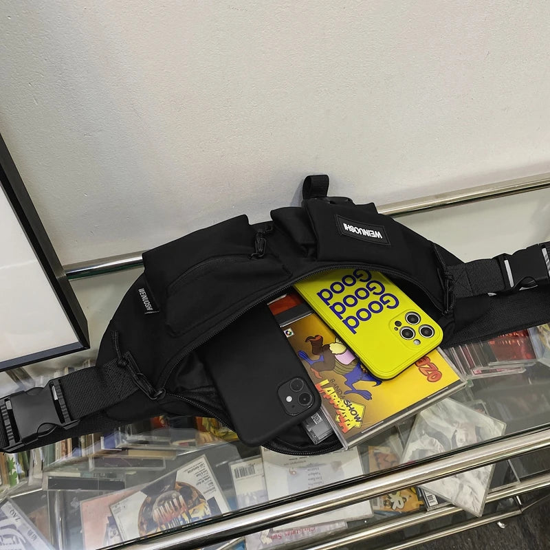 Unisex Waist Bag Fanny Pack Harajuku Street Style Hip Hop Bag
