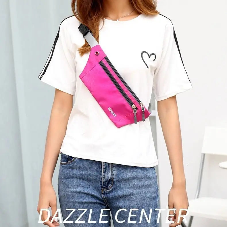 Waterproof Unisex Waist Bag Female Belt Fanny Pack