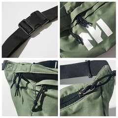 Unisex Large Capacity Waist Bag Streetwear Hip Hop Fanny Pack