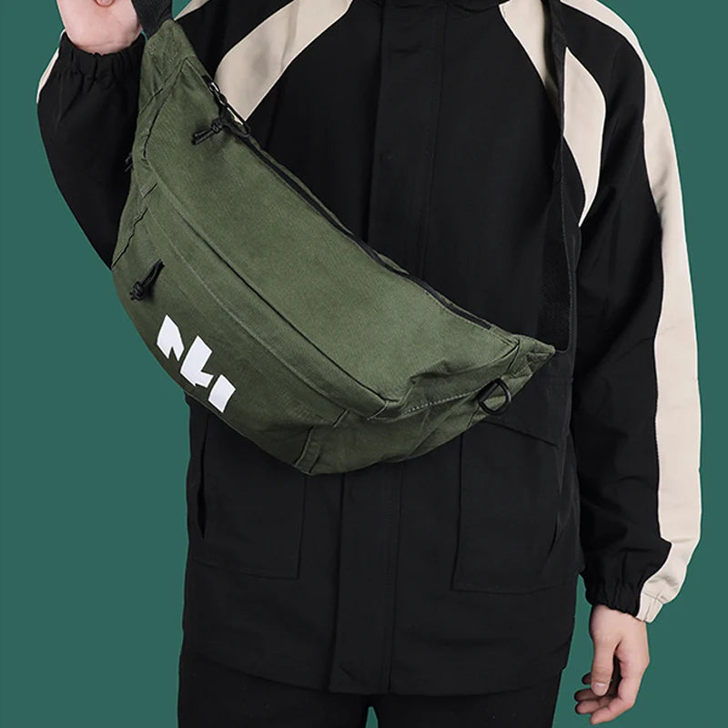 Unisex Large Capacity Waist Bag Streetwear Hip Hop Fanny Pack