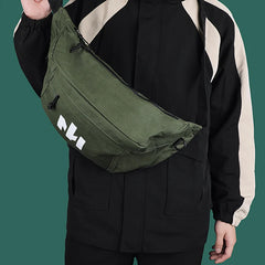 Unisex Large Capacity Waist Bag Streetwear Hip Hop Fanny Pack