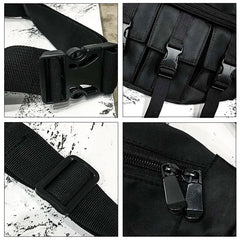 Unisex Waterproof Fanny Pack Large Capacity Hip Hop Banana Bag