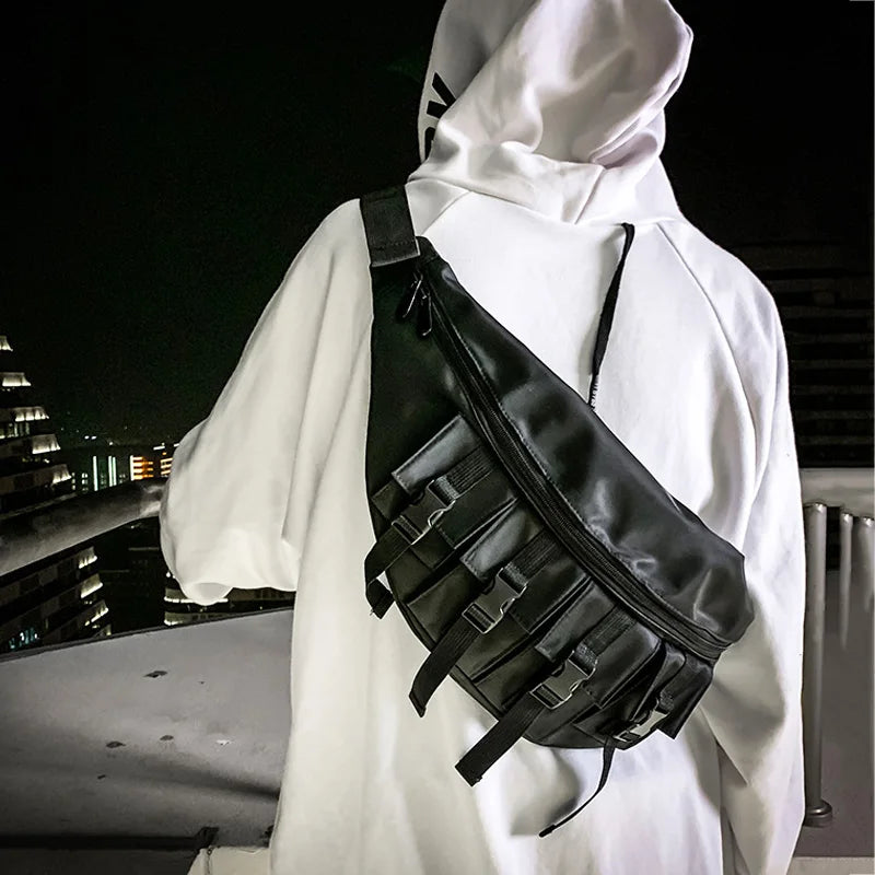 Unisex Waterproof Fanny Pack Large Capacity Hip Hop Banana Bag