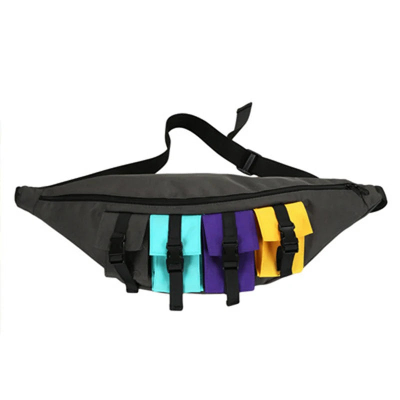 Unisex Waterproof Fanny Pack Large Capacity Hip Hop Banana Bag