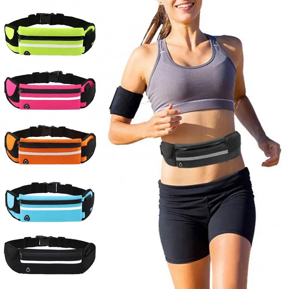 Unisex Waist Bag Running Bag Waterproof Sports Belt Gym Bag