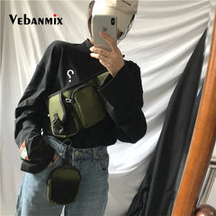 Unisex Waist Pack Hip Hop Streetwear Tactical Chest Bag