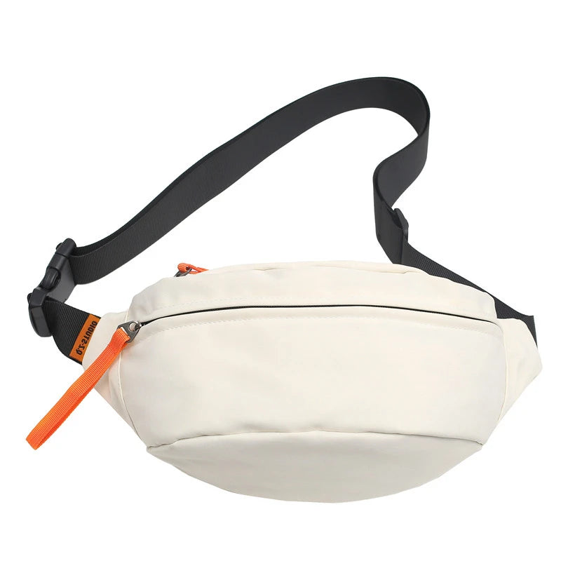 Unisex Nylon Waist Bag Street Style Hip Hop Crossbody Chest Pack