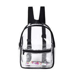 Waterproof Clear PVC Backpack For Adults And Students