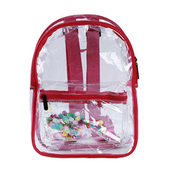 Waterproof Clear PVC Backpack For Adults And Students