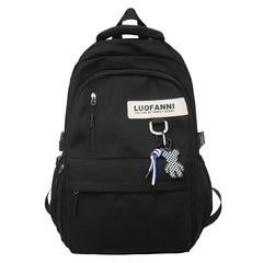 Waterproof Nylon Backpack Travel Bag for Couples School Men Women Laptop
