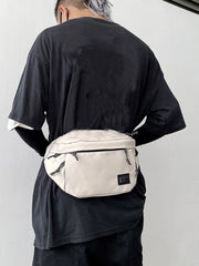 Unisex Nylon Waist Bag Street Hip Hop Belt Phone Pack Chest Shoulder Bags