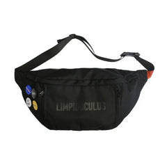 Unisex Large Capacity Banana Chest Bag Hip Hop Waist Bag Canvas Material
