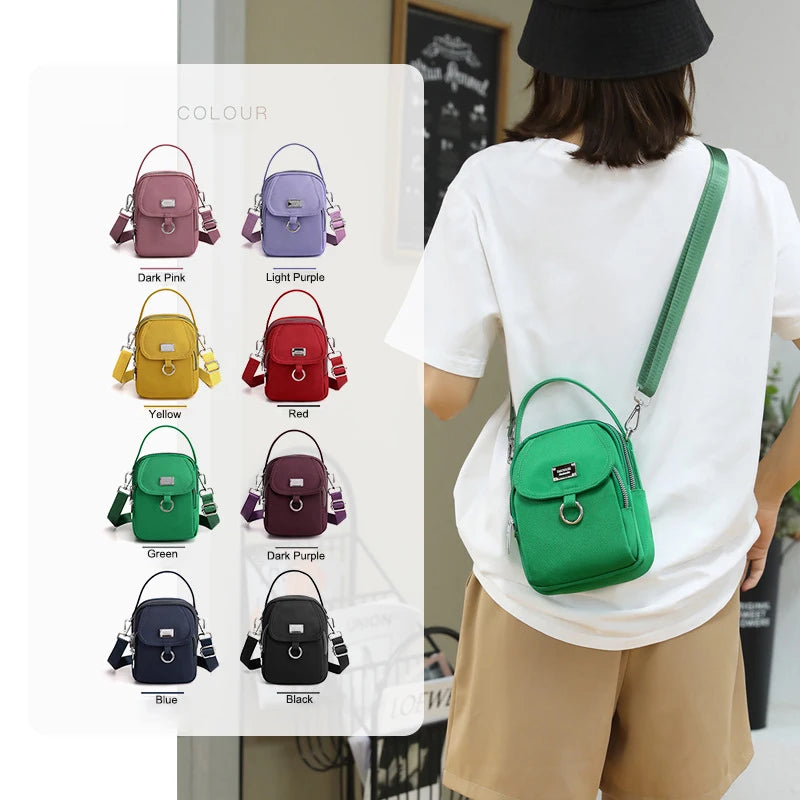 Unistybag 3-Layer Crossbody Bag Girl Small Handbag Shoulder Bag