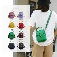 Unistybag 3-Layer Crossbody Bag Girl Small Handbag Shoulder Bag