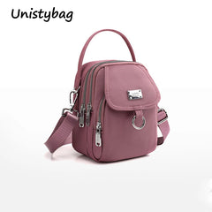 Unistybag 3-Layer Crossbody Bag Girl Small Handbag Shoulder Bag