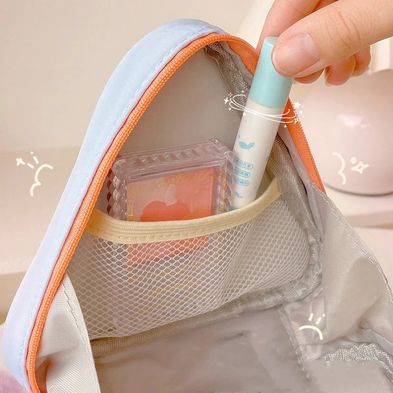 Unistybag Makeup Bag Travel Cosmetic Nylon Toiletry Mini Organizer