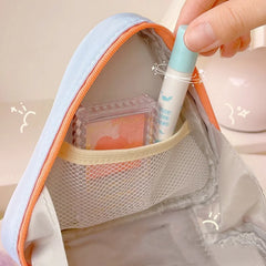 Unistybag Makeup Bag Travel Cosmetic Nylon Toiletry Mini Organizer