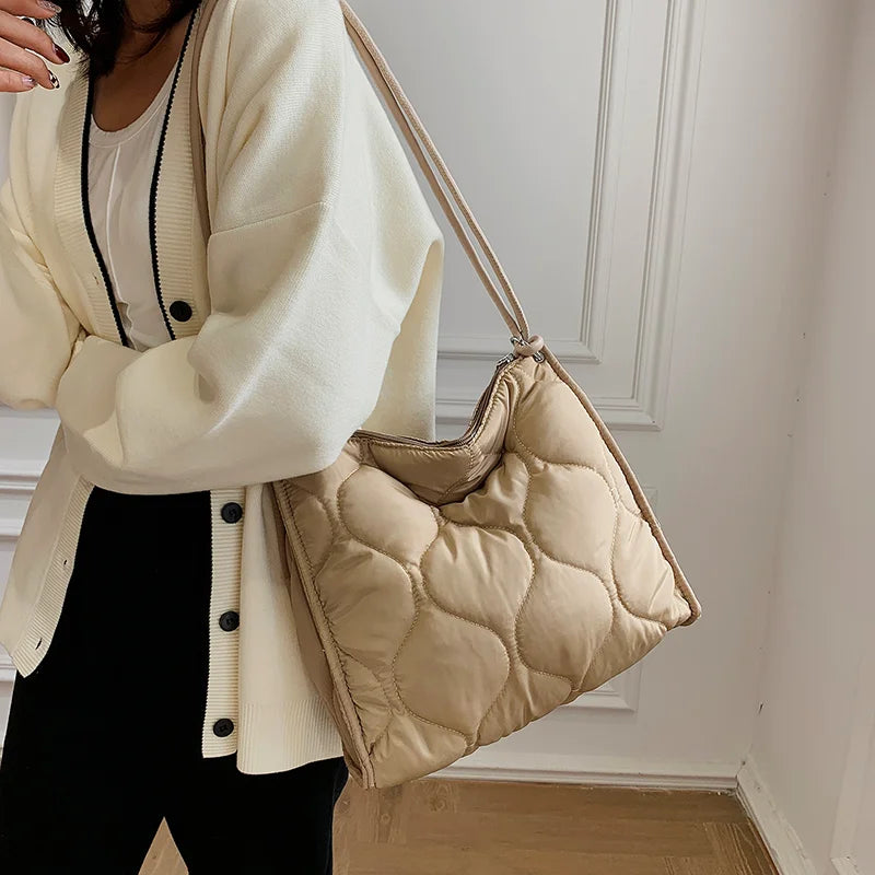 Unistybag Waterproof Shoulder Bag for Women Soft Tote Crossbody