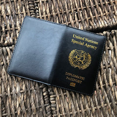 UN Diplomatic Passport Cover Men Women Special Agency Covers Laissez-passer Hold
