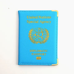 UN Diplomatic Passport Cover Men Women Special Agency Covers Laissez-passer Hold