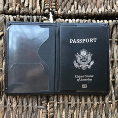 UN Diplomatic Passport Cover, Blue Leather Holder