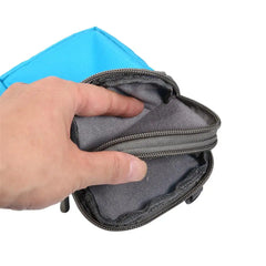 Canvas Sport Waist Packs Zippered Bag for Phones Below 6.0 Inches