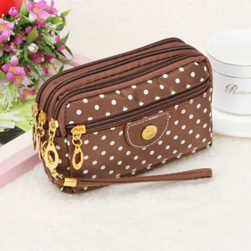 Universal Large Wallet Women Mobile Phone Bag Outdoor Arm Shoulder Cover Case