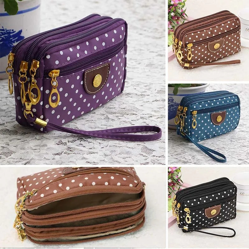 Universal Large Wallet Women Mobile Phone Bag Outdoor Arm Shoulder Cover Case