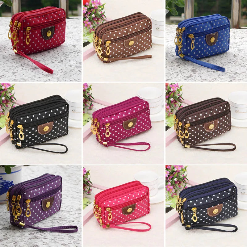 Universal Large Wallet Women Mobile Phone Bag Outdoor Arm Shoulder Cover Case