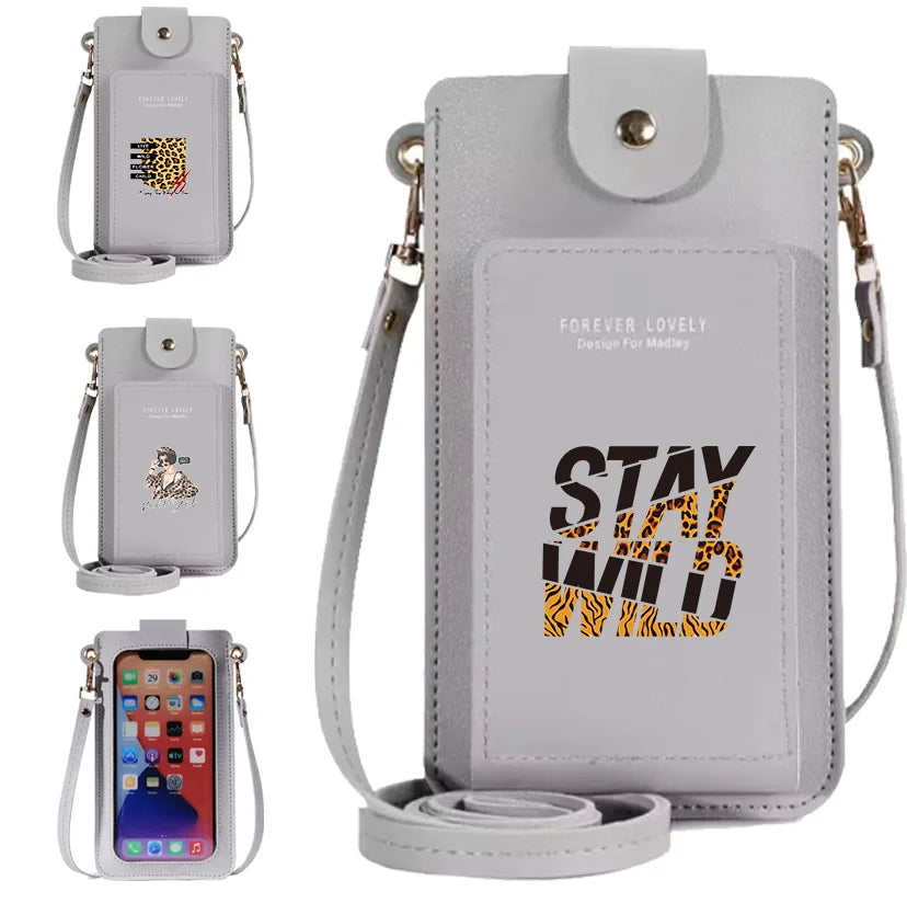 Touch Screen Phone Bag Crossbody Wallets Waterproof Handbag