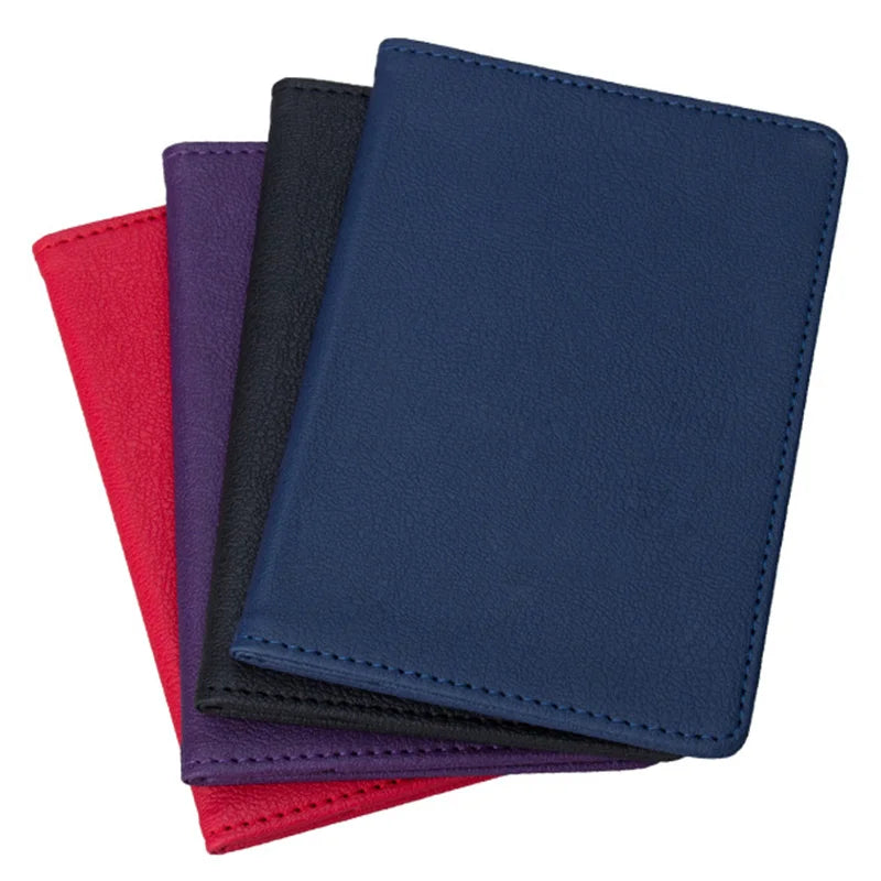 Pink Pu Leather Passport Cover Lovely Girl Holder