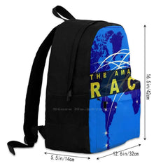 Amazing Race TV Show Graphic Laptop Travel School Bag