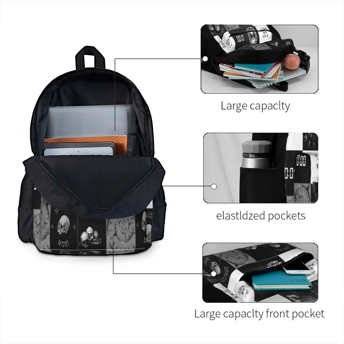 Vintage Unus Annus Mood Board Backpack - Men's & Women's Bags