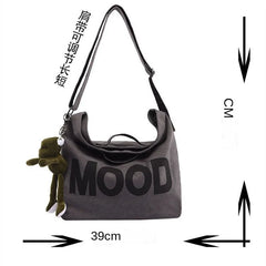 Canvas Messenger Bag Large Capacity Crossbody Bags for Women