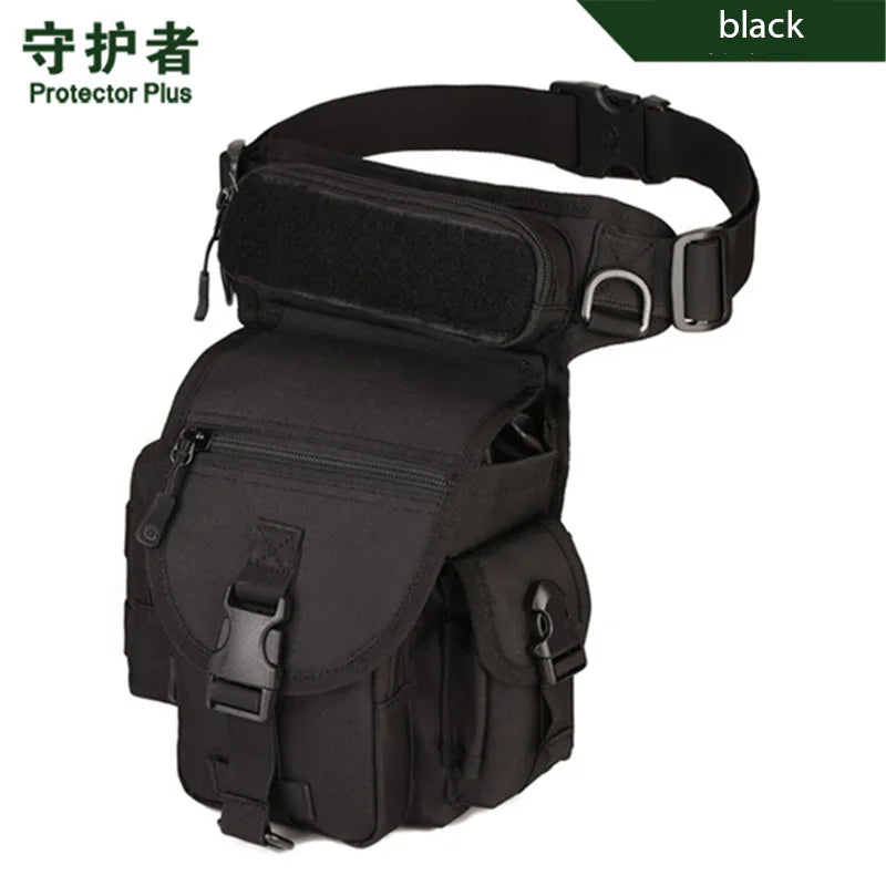 Multi-function Nylon Travel Shoulder Bag with Hidden Pocket